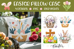 Easter Basket Pillow Designs, Easter Basket Pillow Template Product Image 1