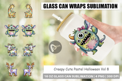 Glass Can Creepy Cute Pastel Halloween Product Image 1