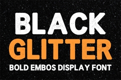 Black Glitter Product Image 1