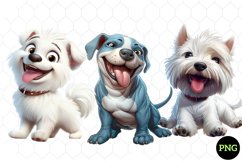 Whimsical Funny Dog Sublimation Clipart Product Image 1