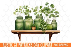 Rustic St Patricks Day Clipart, St. Patrick&#039;s Day Clipart Product Image 1