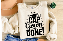Cap Gown Done svg | Graduation Svg | Shirt Svg Product Image 1