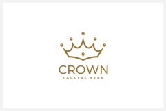 Crown Logo Design Vector Illustration Product Image 1