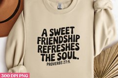 A SWEET FRIENDSHIP REFRESHES PNG, Friendship Sublimation PNG Product Image 2