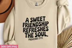 A SWEET FRIENDSHIP REFRESHES PNG, Friendship Sublimation PNG Product Image 2