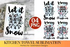 Christmas Kitchen Towel - Christmas Towel Design Product Image 1