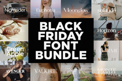 Black Friday Font Bundle - Limited Product Image 1