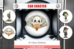 Zombies Car Coaster Product Image 1