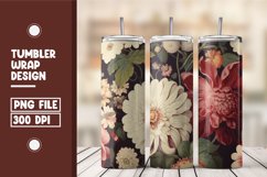 Flower Seamless Pattern Tumbler Warp Design Product Image 1