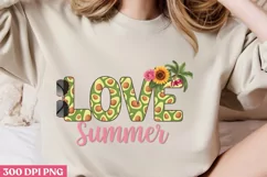 Love Summer PNG, Avocado Sublimation PNG Product Image 2