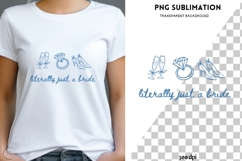 Bride png design for T-shirts Product Image 1