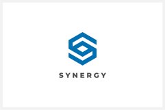 Synergy Letter S logo design vector template Product Image 1
