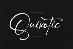 Quixotic Script Font Elegant Signature Handwritten Product Image 1