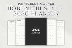 2026 Hobonichi Style Planner A5 Digital &amp; Printable Life Product Image 1
