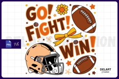Go Fight win Sublimation PNG Design Product Image 1