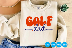 Golf Dad Quotes Fathers Day Svg Design, Dad SVG Product Image 1
