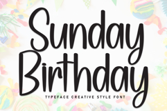 Sunday Birthday Product Image 1