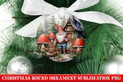 Christmas Round Ornament PNG | Christmas | Sublimation | PNG Product Image 1