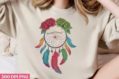 Beautiful Dreams PNG, Dreamcatcher Sublimation PNG Product Image 2
