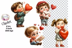 Valentine, Ephemera, Shabby Chic , PNG, Clipart Product Image 1