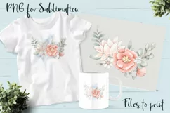Bouquet of flowers. Design for printing. Product Image 1