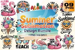 Summer PNG Sublimation Bundle 9 Product Image 1