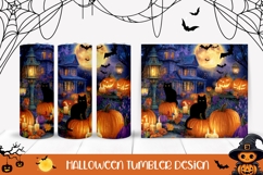 Spooky Halloween Tumbler, Fantasy Tumbler Wrap Design Product Image 1