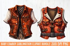 Baby Cowboy Sublimation Clipart Product Image 1