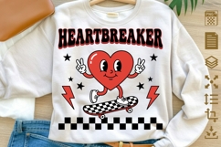 Heartbreaker Valentine PNG, Funny Valentine Shirt Design Product Image 1