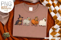 Halloween Capybara DTF PNG Product Image 7