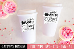 Grateful Thankful And Blessed sticker design Product Image 1