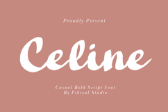 Celine Casual Bold Script Font Product Image 1