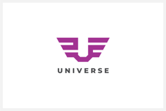 Universe Letter U Logo Design Vector Product Image 1