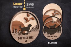 Boykin Spaniel Dog SVG laser cut files for Glowforge Product Image 1