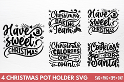 Christmas Pot Holder SVG Product Image 1