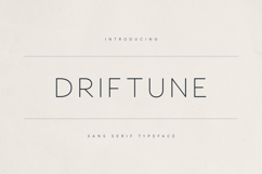 Driftune Sans Serif Typeface Product Image 1