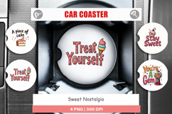 Sweet Nostalgia Car Coaster Product Image 1