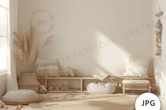 Kids Room Wall Mockup JPG Product Image 1