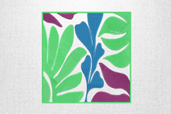 Tropical Leaf Block Embroidery Design Product Image 1