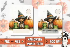 Kids Halloween Money Card, Printable Halloween Design Product Image 1
