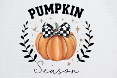 Fall Autumn pumpkin season sublimation PNG CLIPART Product Image 1