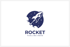 Rocket Logo Design Vector Illustration Product Image 1