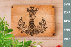 Giraffe Design, Cutting board, Laser cut, Cricut svg Product Image 2