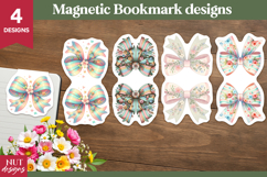 Spring Magnetic Bookmark Floral Bow Magnetic Bookmarks Product Image 1