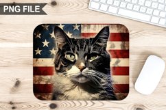 4th Of July Cat Sublimation Mouse Pad PNG Bundle Product Image 2