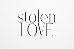 Stolen Love Elegant Modern Serif Font Product Image 1