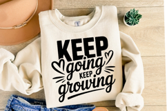 Keep going keep growing Svg | Svg Cut Files | Shirt Svg Product Image 2