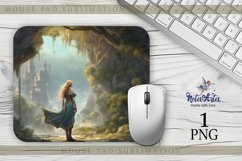 Magic fantasy sublimation for mouse pad, Klimt style Product Image 1