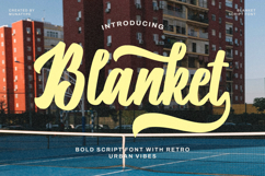Blanket - Vintage Font Product Image 1