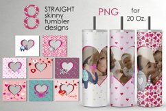 Photo Template, Sublimation Straight Skinny Tumbler Wrap Product Image 1